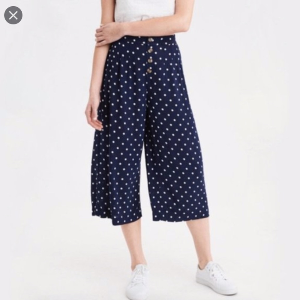 American Eagle Polka Dot Culottes